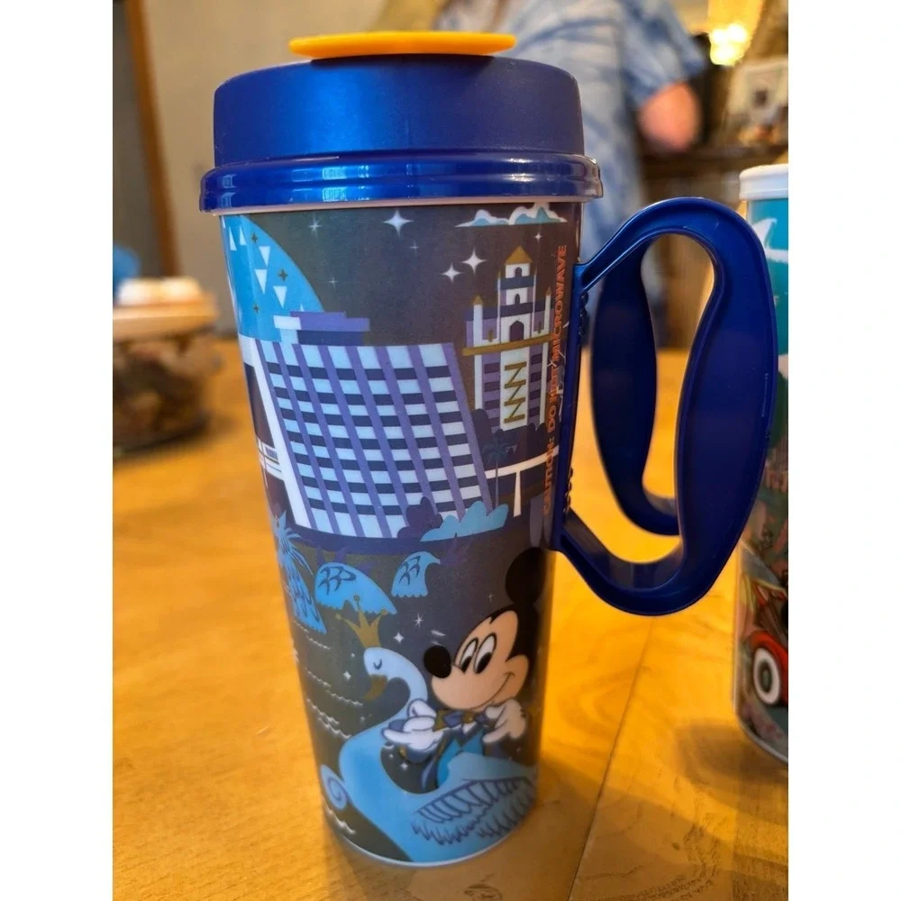 Lot of 3 Walt Disney World Travel Tumbler Mugs assorted - Picture 2 of 4